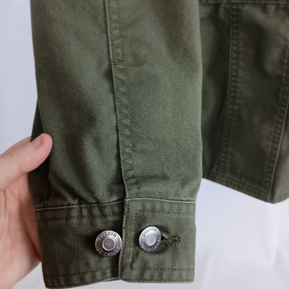 Olive Green Utility Chore DULUTH TRADING Women's‎ Jacket (#1,377)